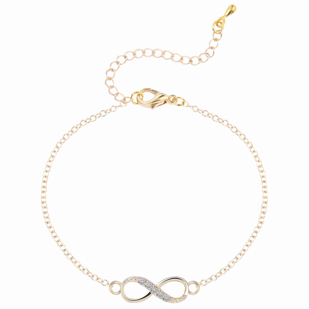 New Infinity Cross Crystal Dangle Bracelet Necklace Sets