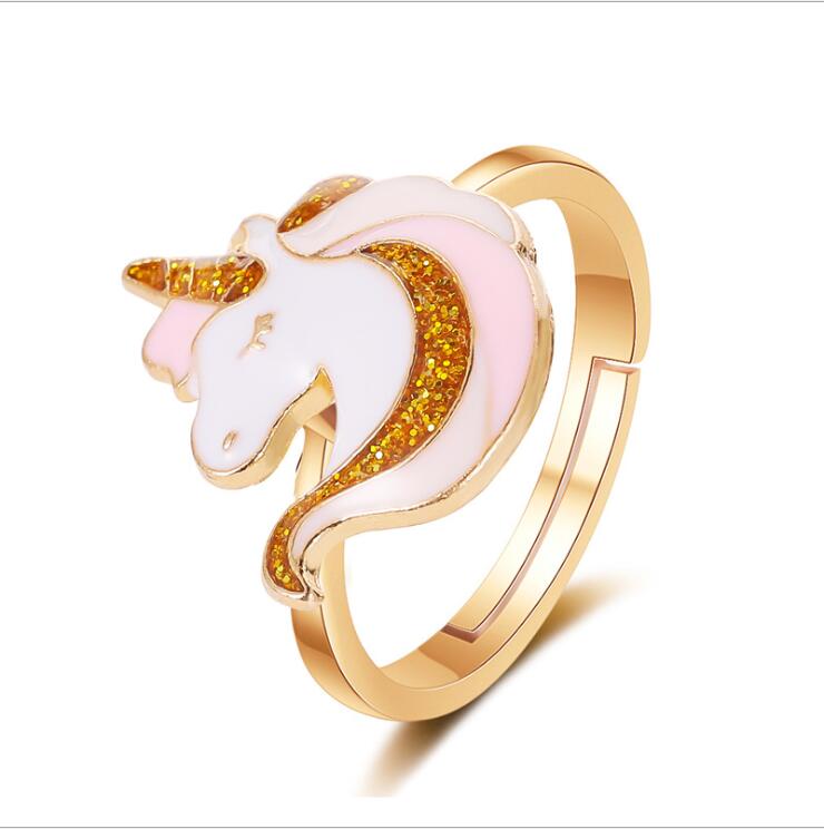Cartoon Unicorn Necklace Earring  Bracelet and Necklace Set