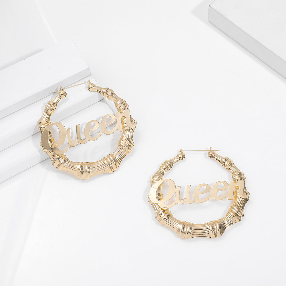 Punk Rock Over Size Geometric Hoop Earrings