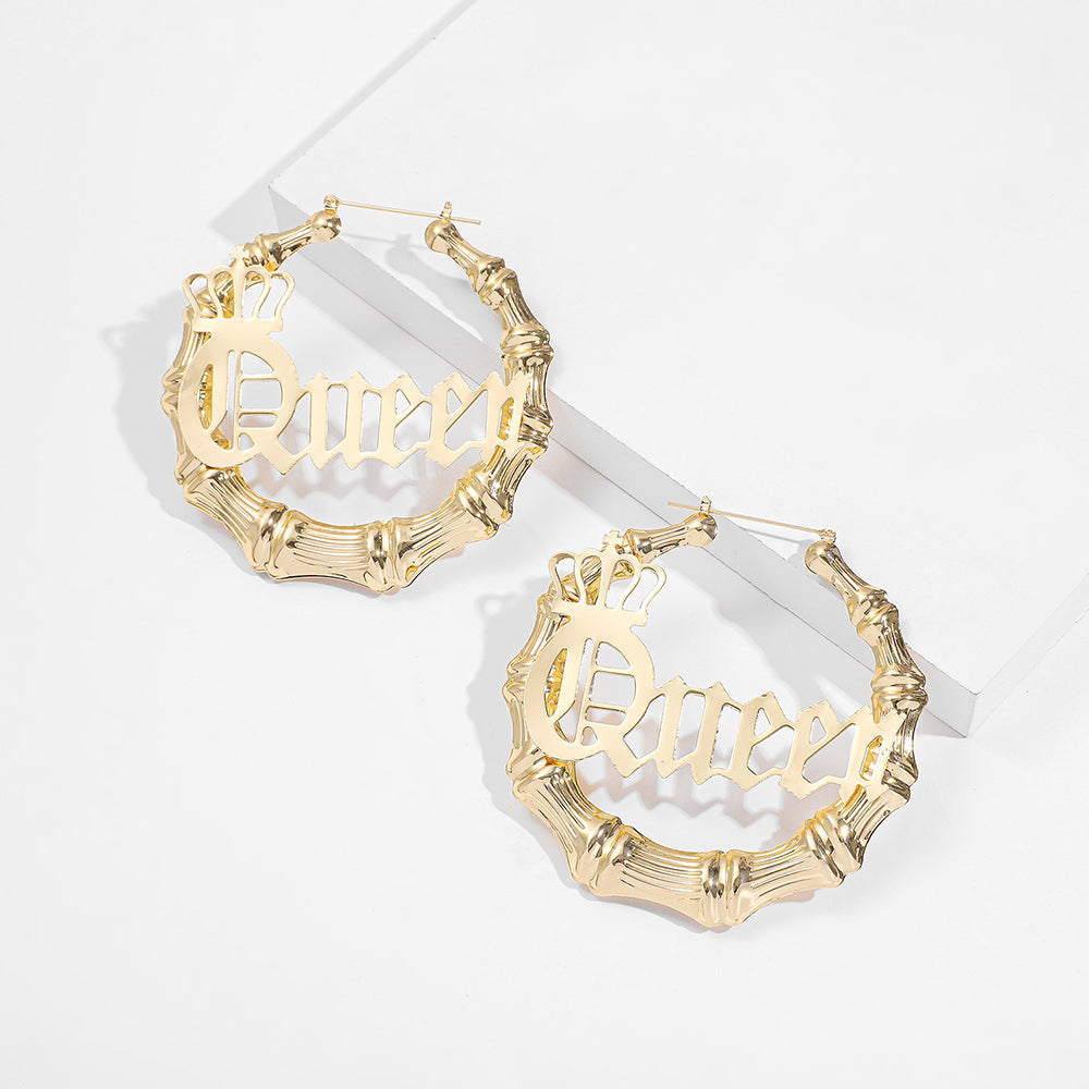 Punk Rock Over Size Geometric Hoop Earrings