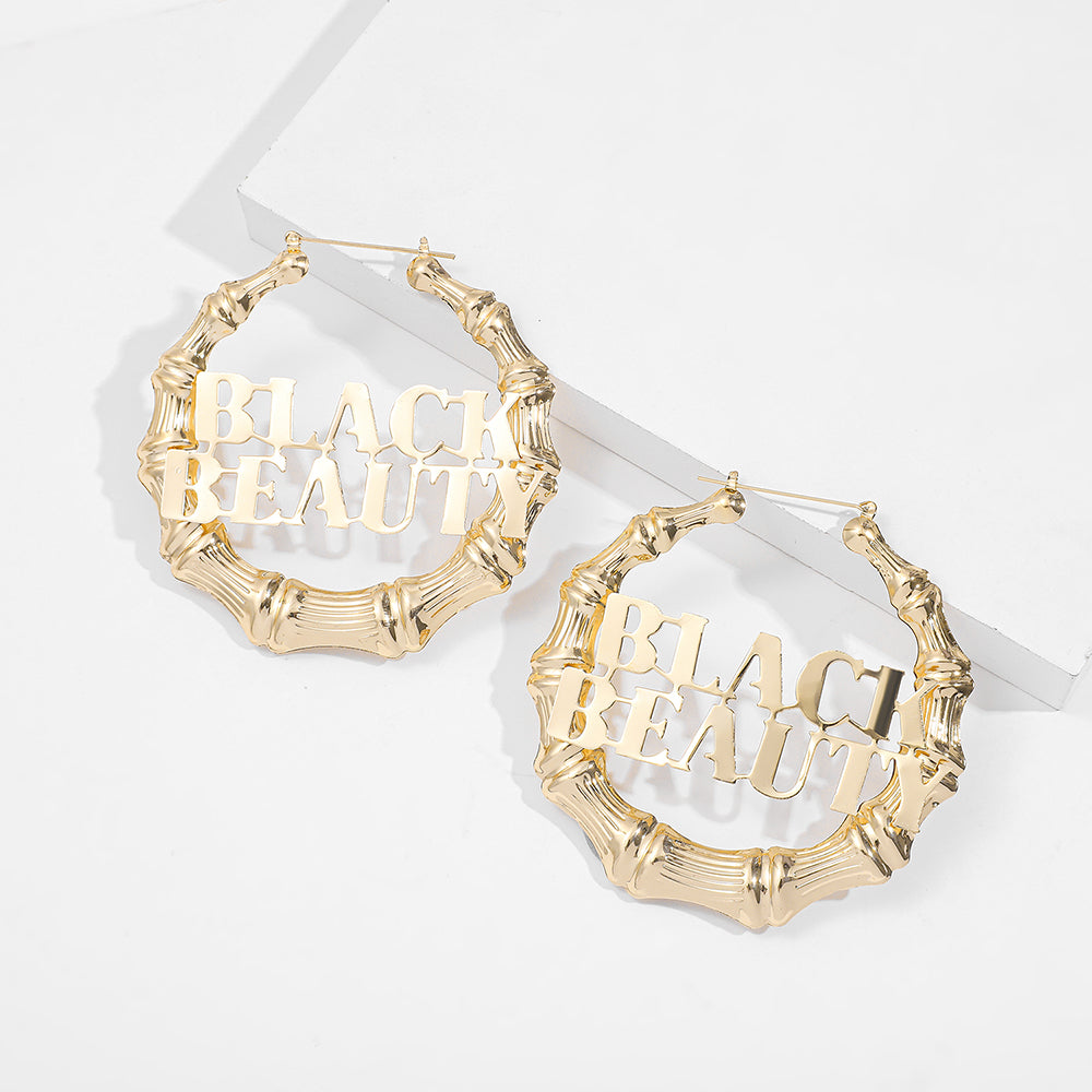 Punk Rock Over Size Geometric Hoop Earrings