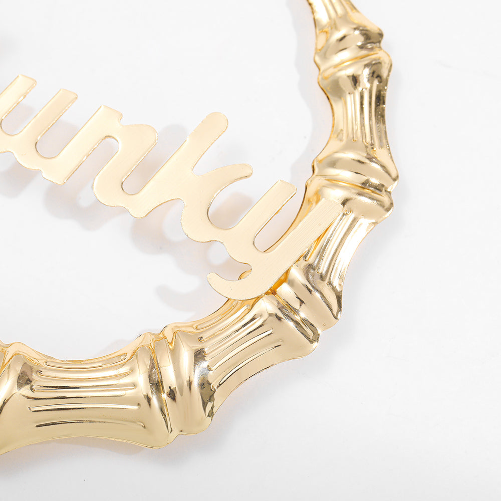 Punk Rock Over Size Geometric Hoop Earrings