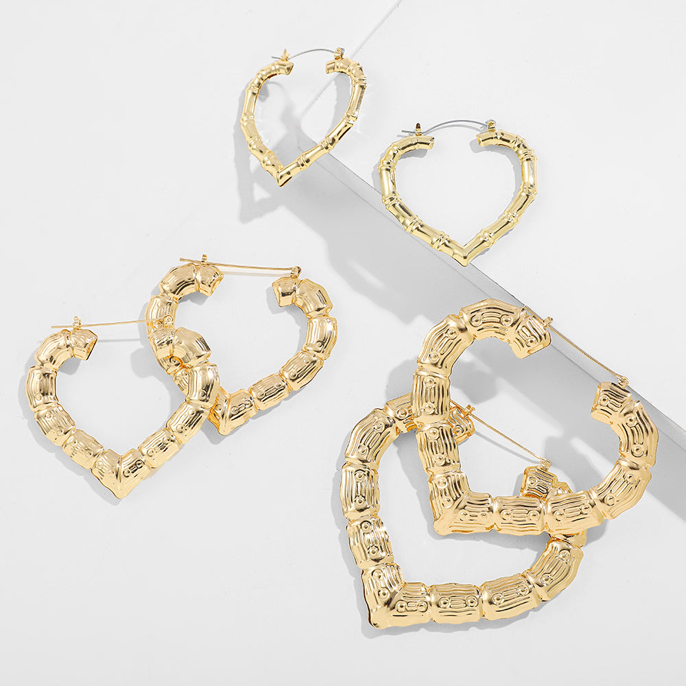 Punk Rock Over Size Geometric Hoop Earrings