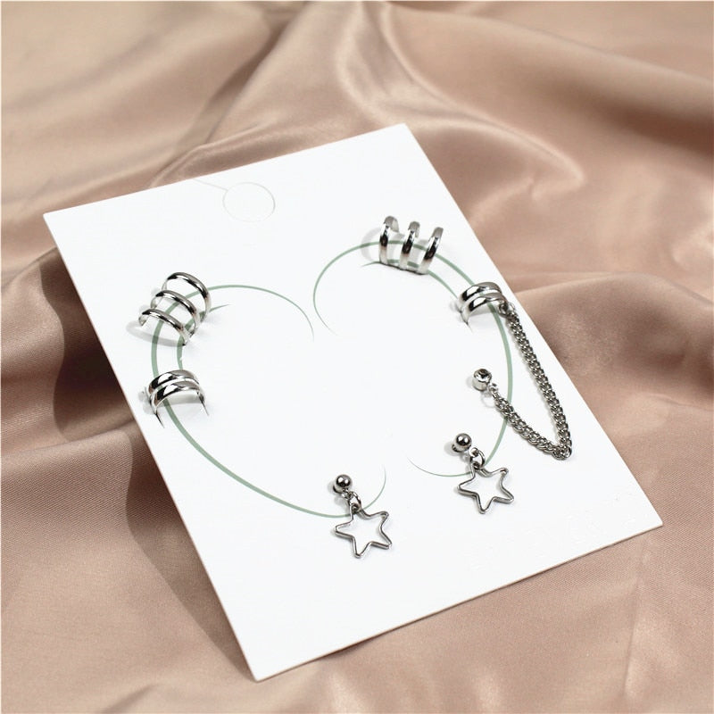 No Piercing-Clip On Cartilage Earrings for Women