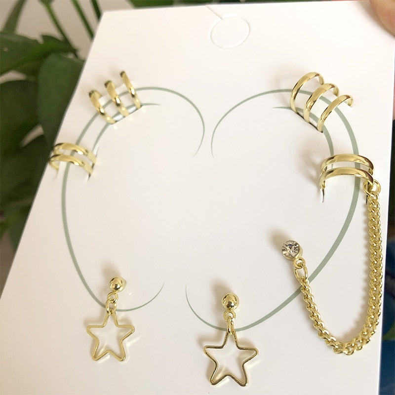 No Piercing-Clip On Cartilage Earrings for Women