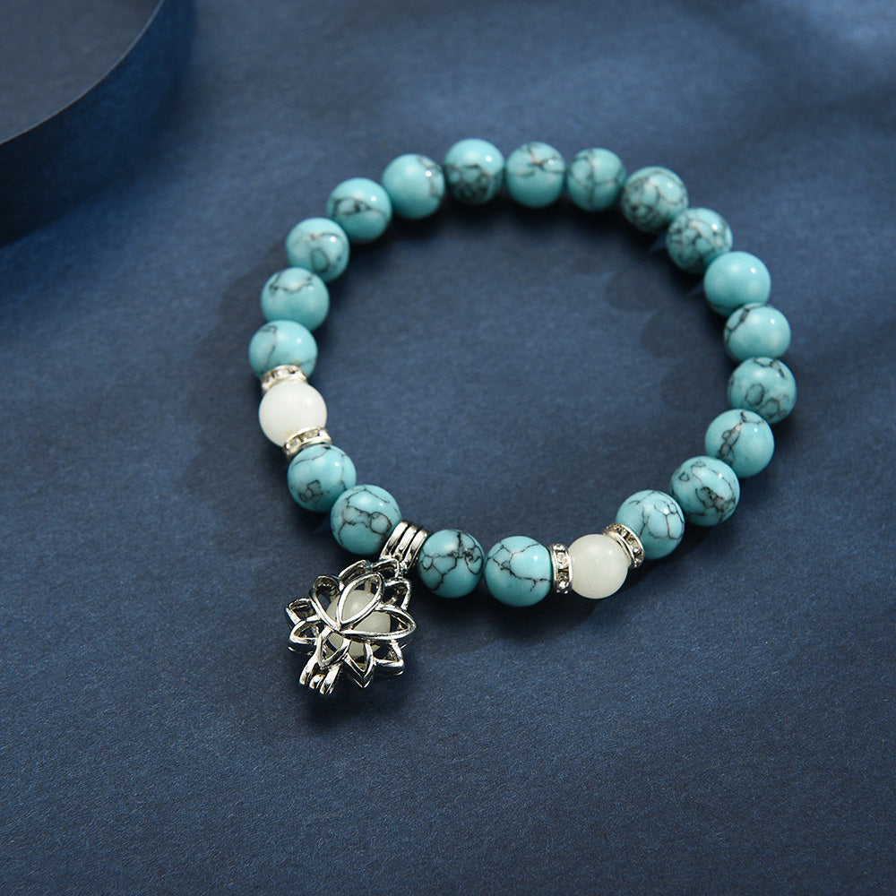 Natural Stone Yoga Luminous Glow In The Dark Bracelet