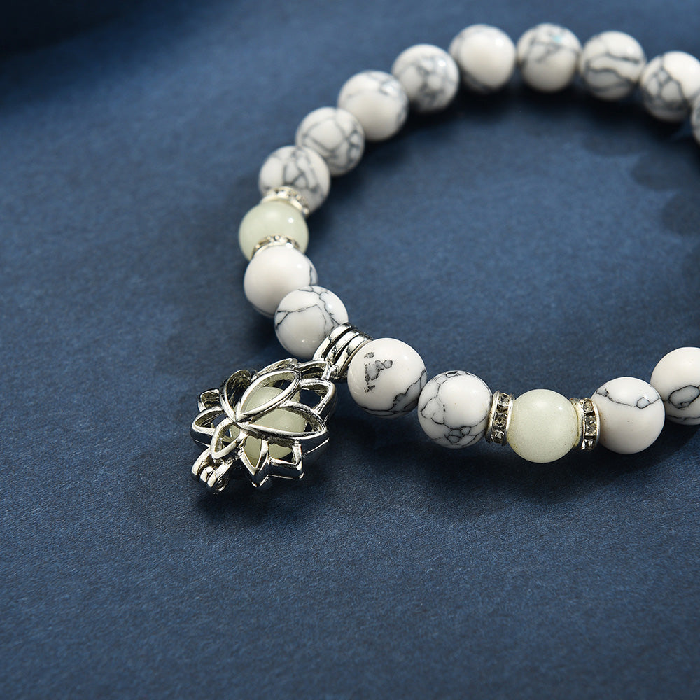 Natural Stone Yoga Luminous Glow In The Dark Bracelet