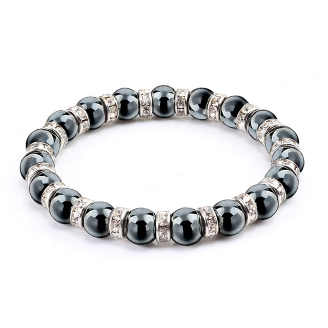 Natural Hematite Beads Bracelets Men
