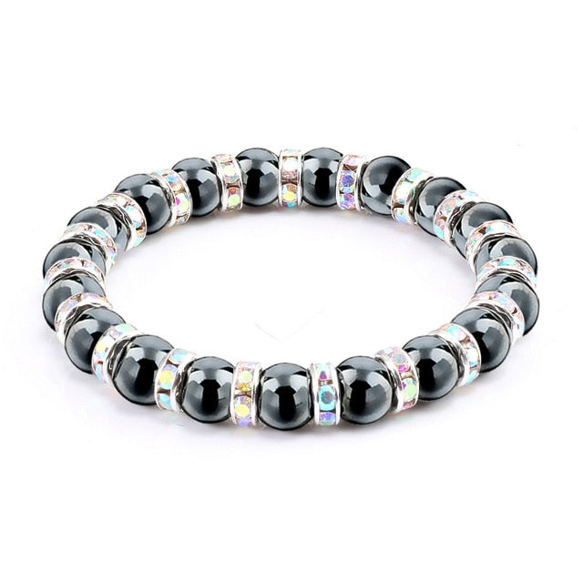 Natural Hematite Beads Bracelets Men