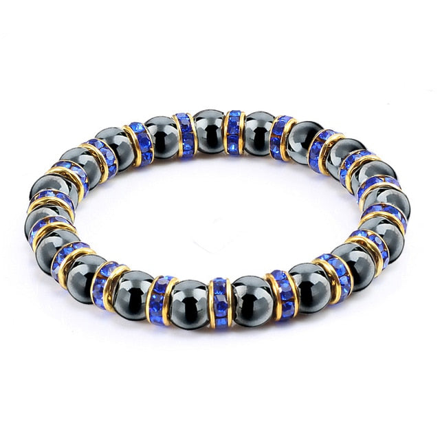 Natural Hematite Beads Bracelets Men