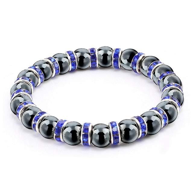 Natural Hematite Beads Bracelets Men