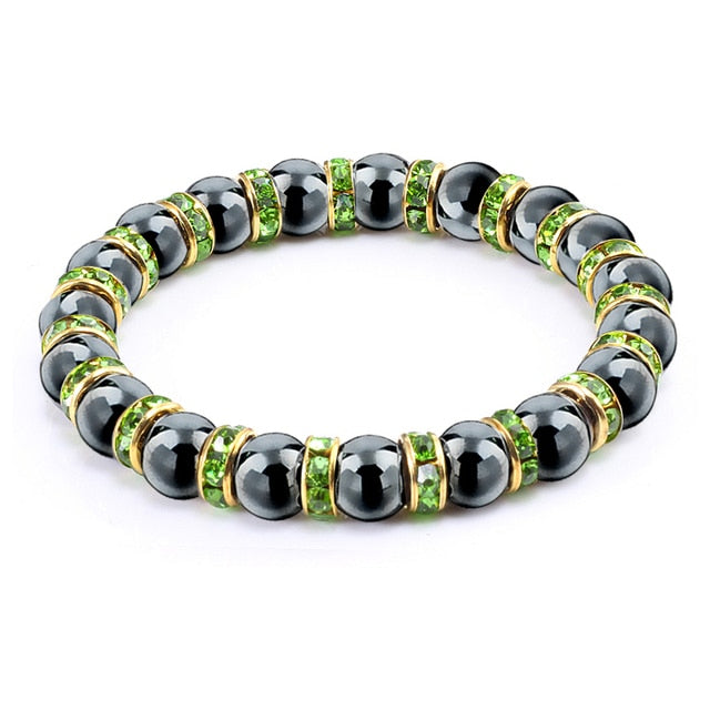 Natural Hematite Beads Bracelets Men