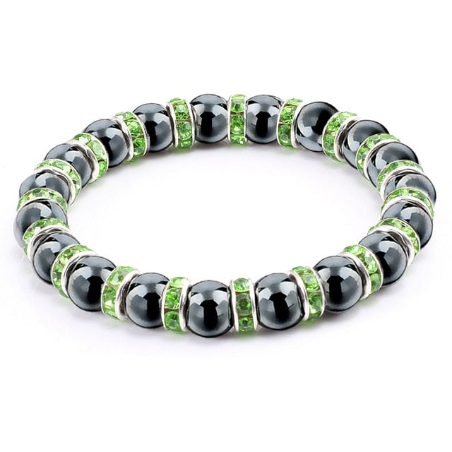 Natural Hematite Beads Bracelets Men