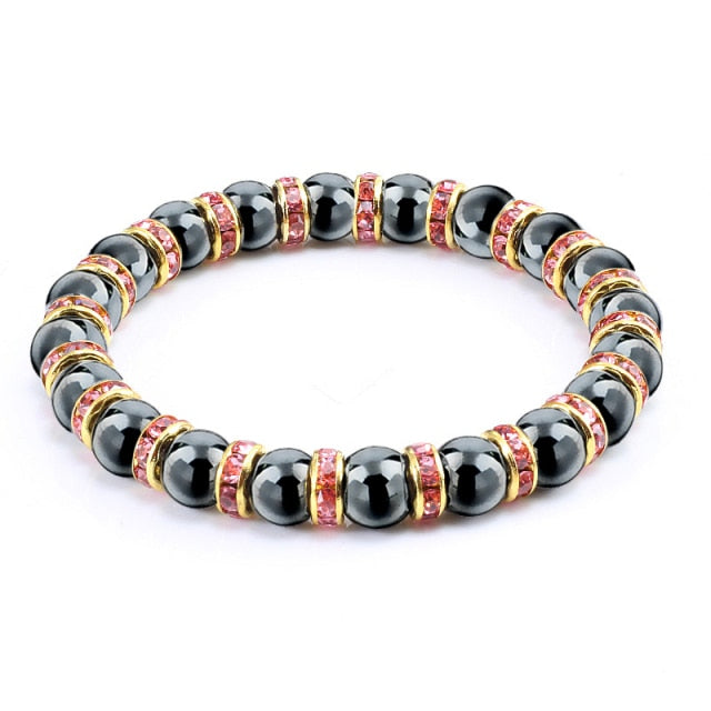 Natural Hematite Beads Bracelets Men