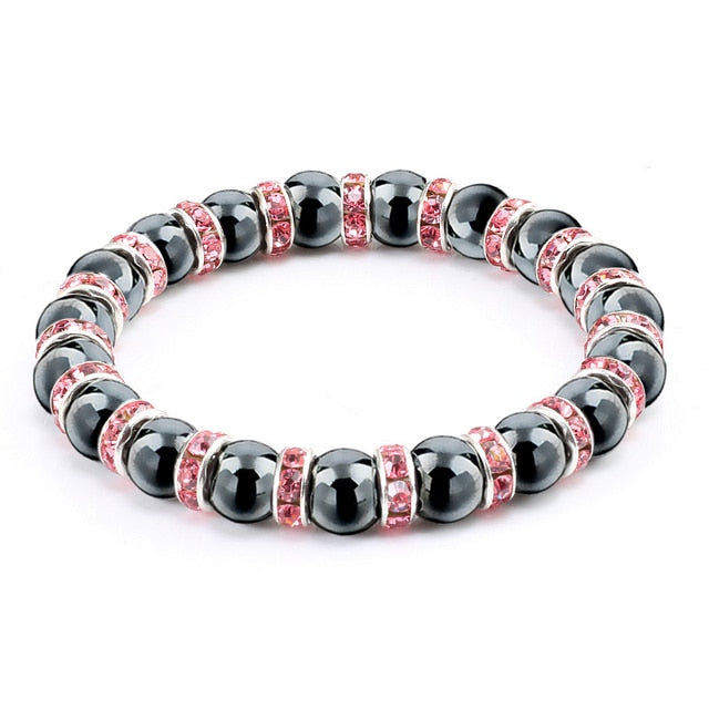Natural Hematite Beads Bracelets Men