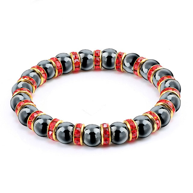 Natural Hematite Beads Bracelets Men