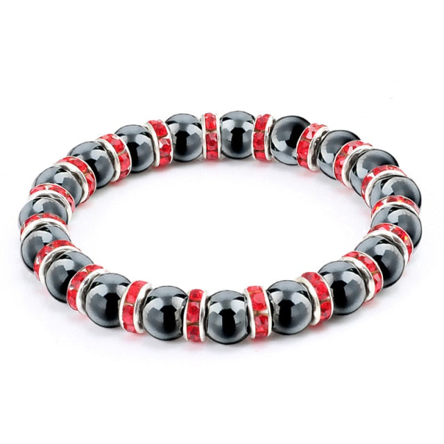Natural Hematite Beads Bracelets Men