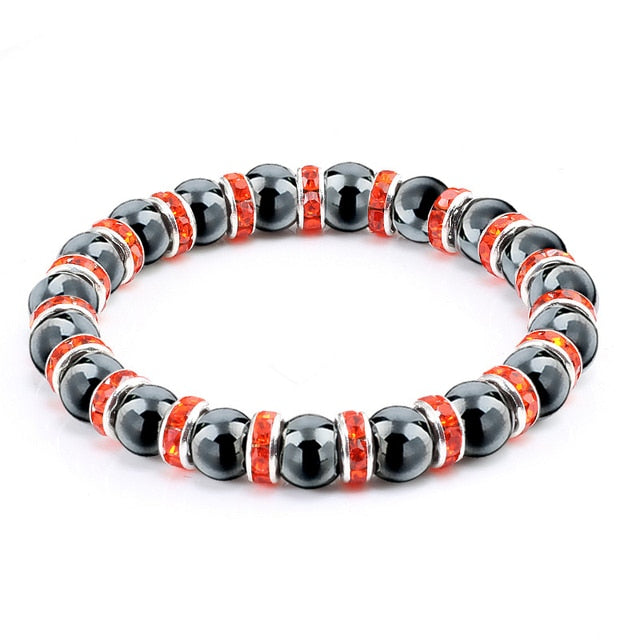 Natural Hematite Beads Bracelets Men