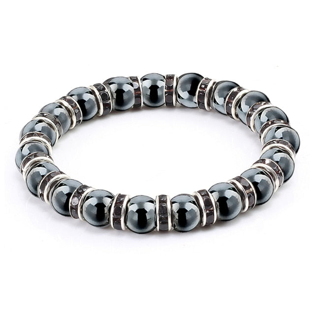 Natural Hematite Beads Bracelets Men