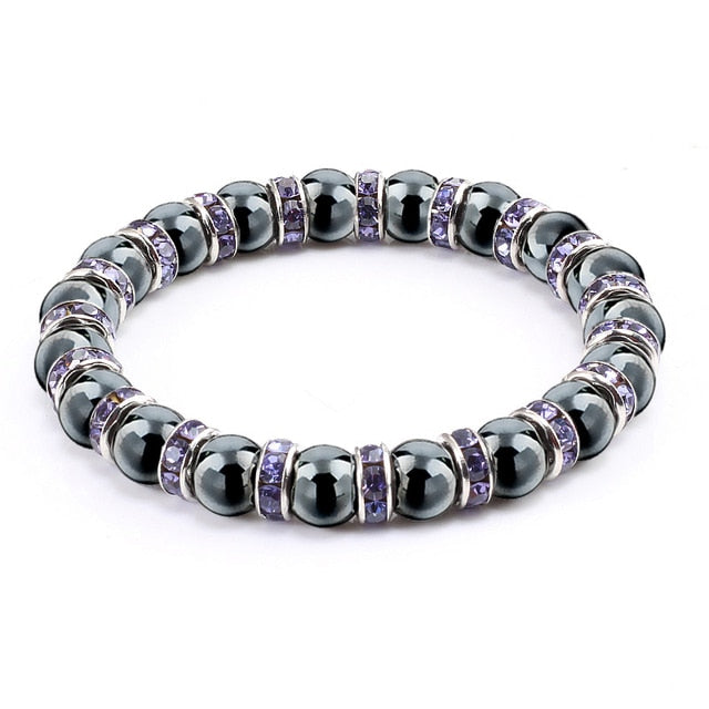 Natural Hematite Beads Bracelets Men