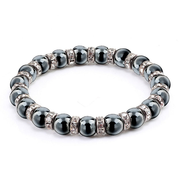 Natural Hematite Beads Bracelets Men