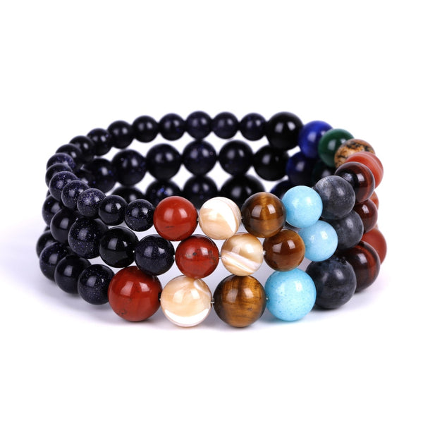 Pulsera del sistema solar de chakras de Universe Yoga
