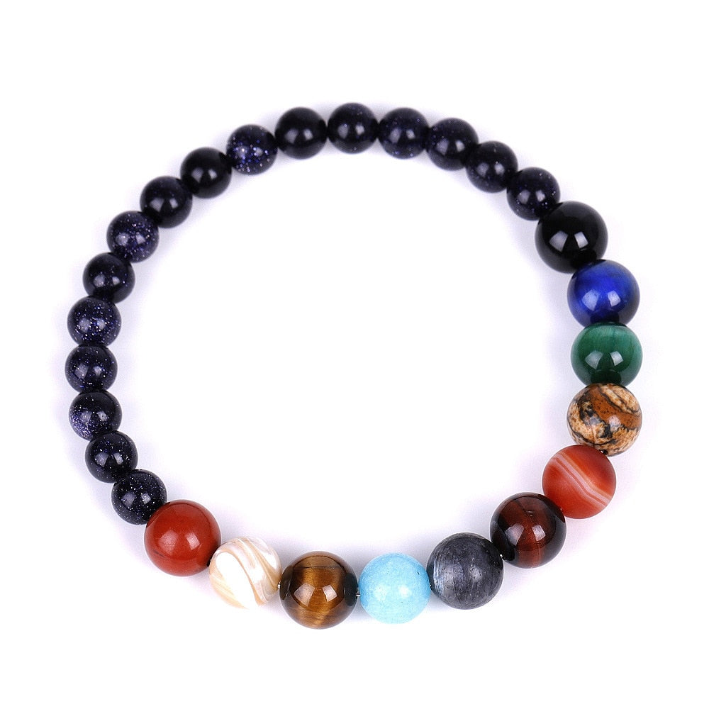 Universe Yoga Chakra Solar System Bracelet