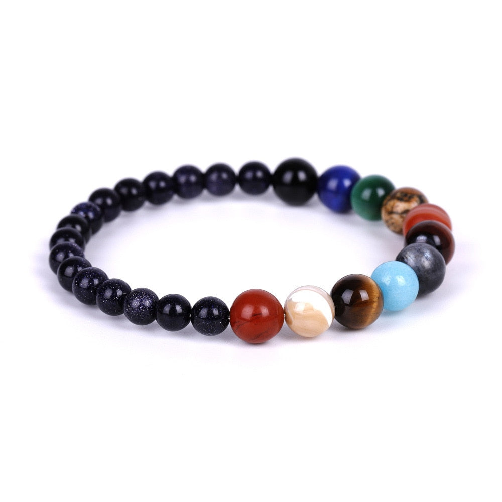 Universe Yoga Chakra Solar System Bracelet