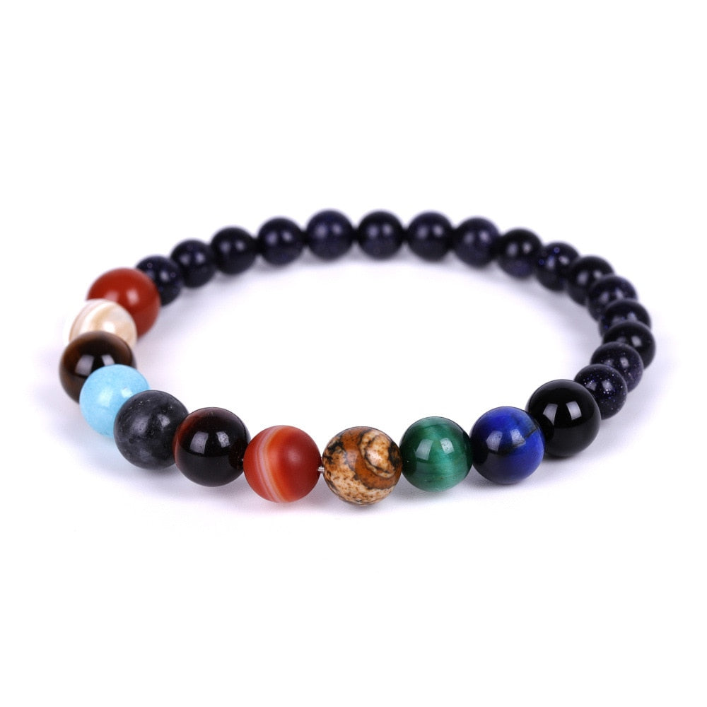 Universe Yoga Chakra Solar System Bracelet