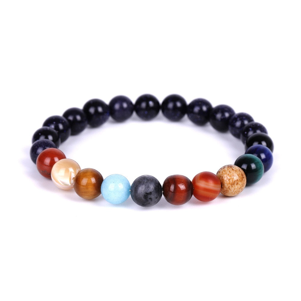 Universe Yoga Chakra Solar System Bracelet