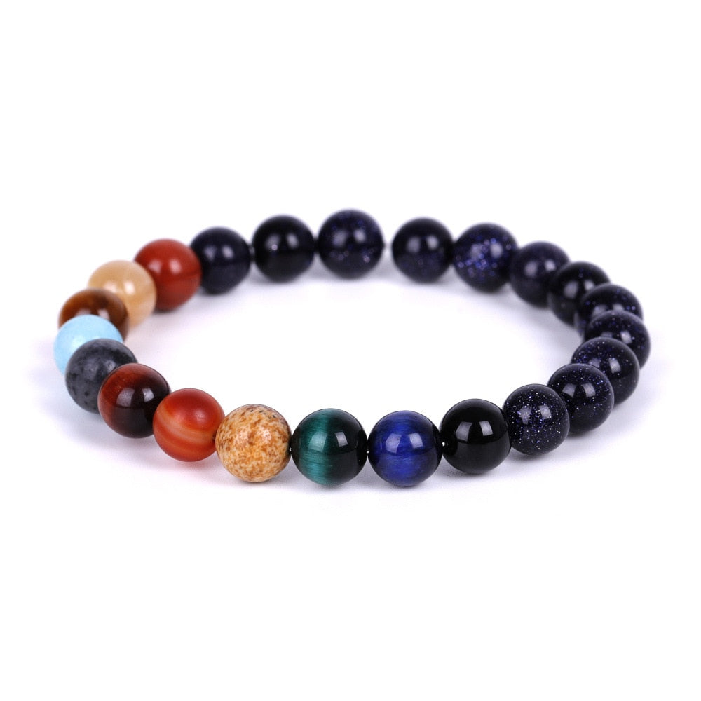 Universe Yoga Chakra Solar System Bracelet