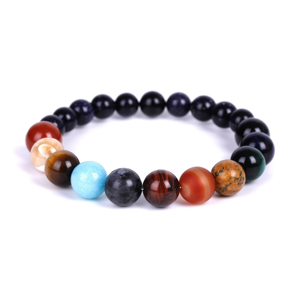 Universe Yoga Chakra Solar System Bracelet