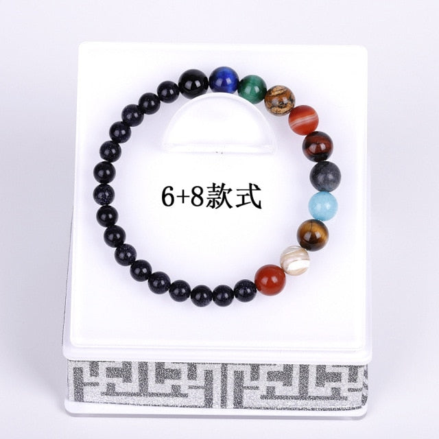 Universe Yoga Chakra Solar System Bracelet