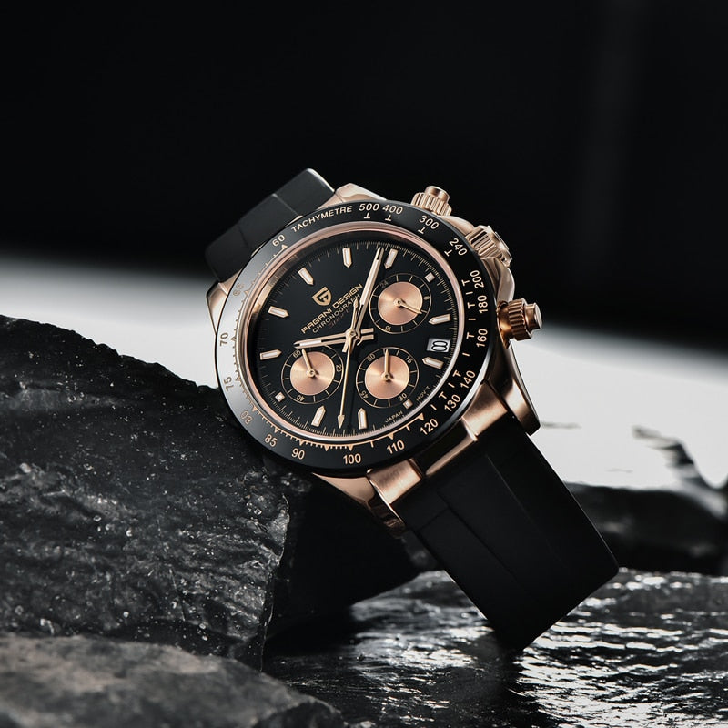 VK63 Clock Automatic Date Men Luxury Chronograph Wristwatches