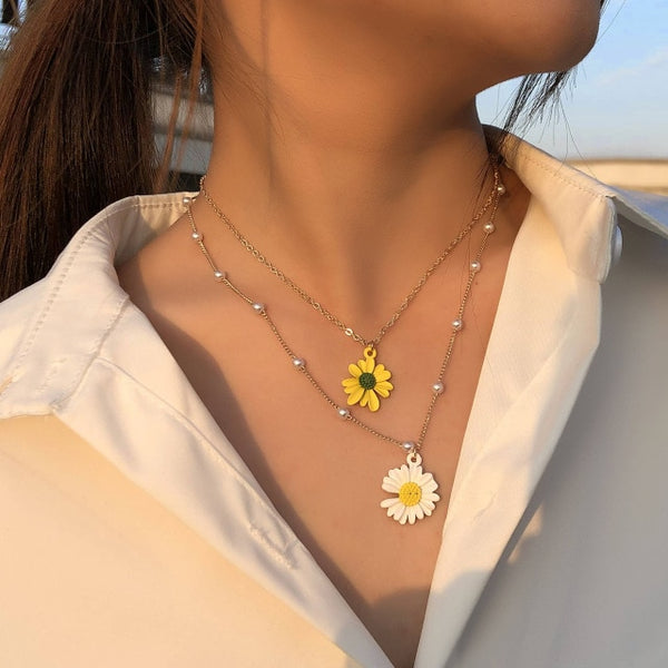 Punk Thick Chain Heart Choker Necklace