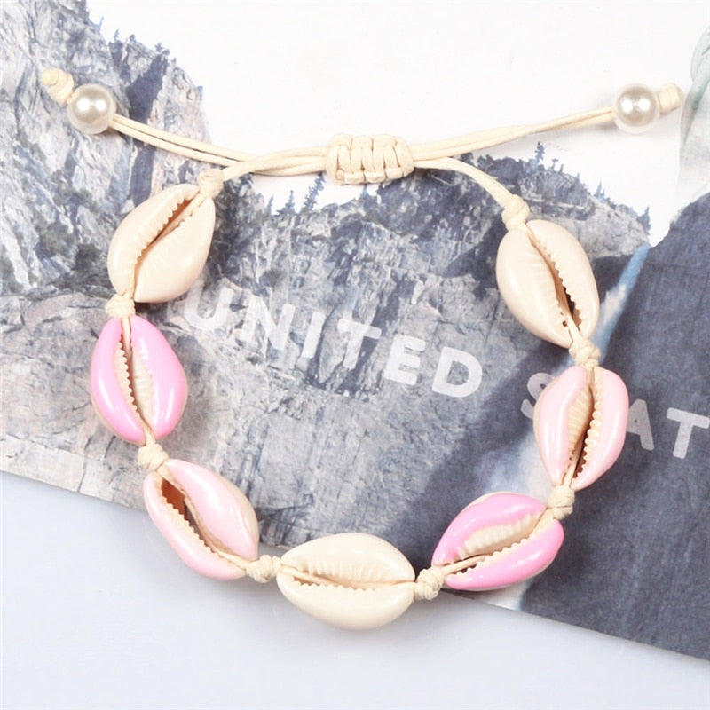 Shell Conch Braid Ankle Chain Bracelets
