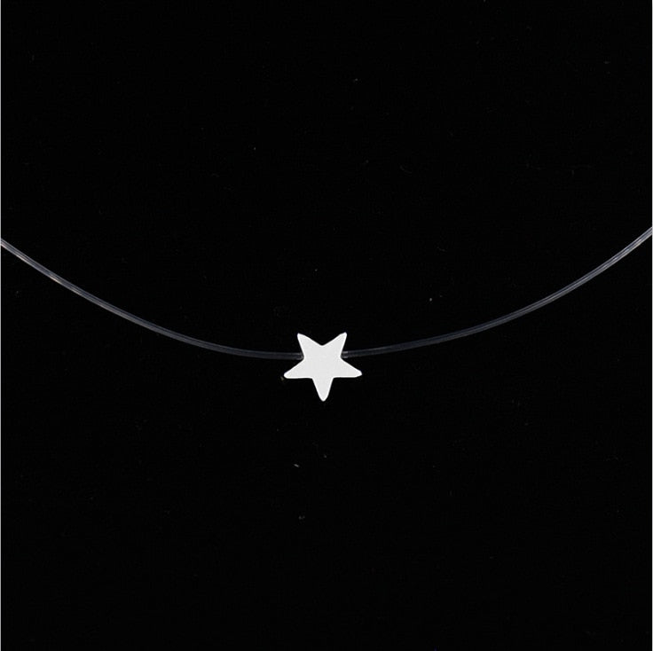 Female New Heart Star Necklace