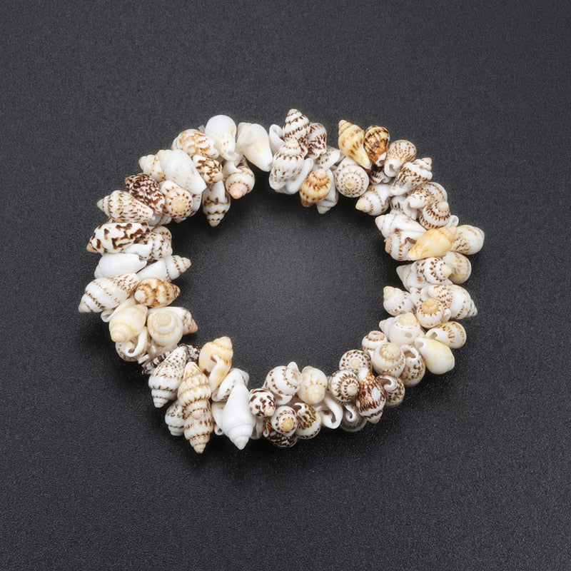Hot Conch Shell Elastic Bracelet For Women