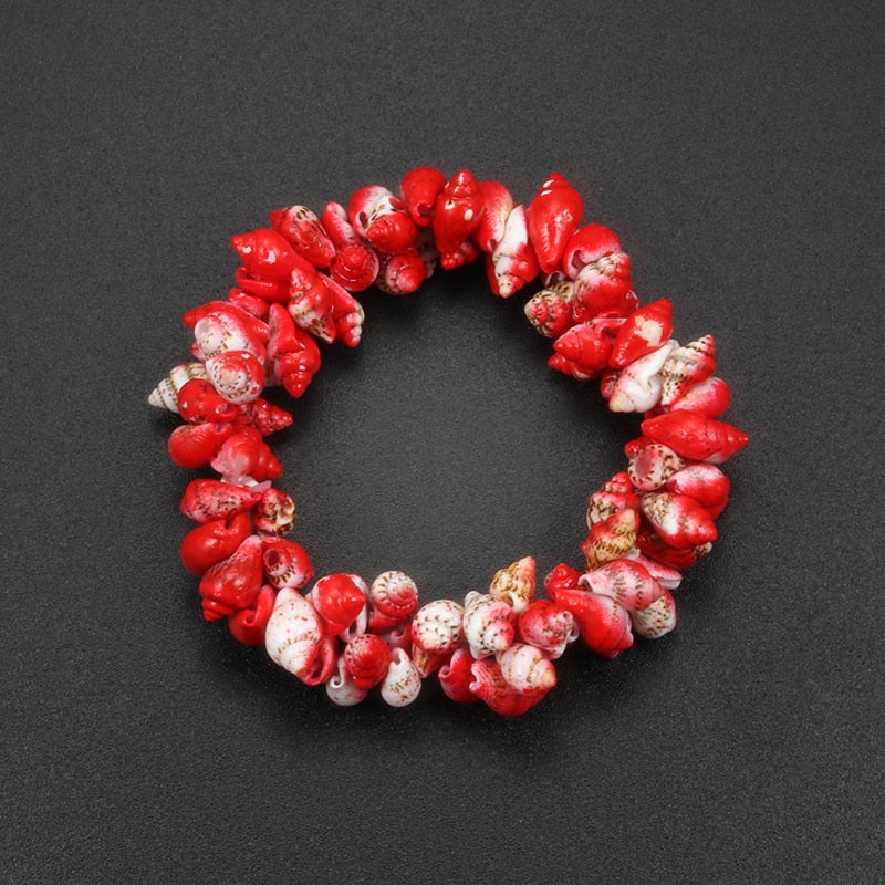 Hot Conch Shell Elastic Bracelet For Women
