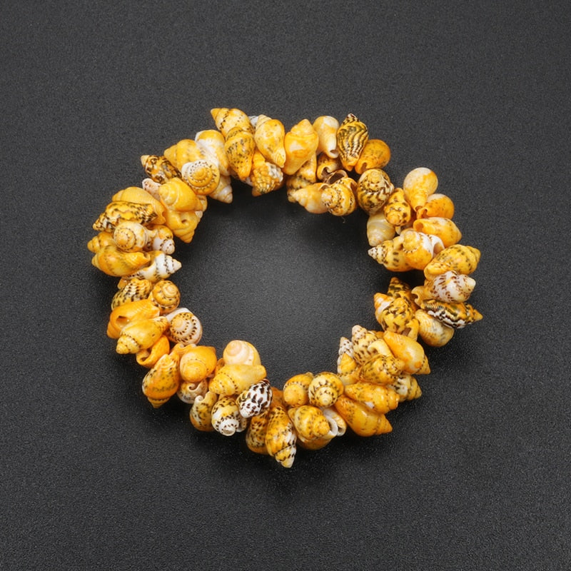 Hot Conch Shell Elastic Bracelet For Women