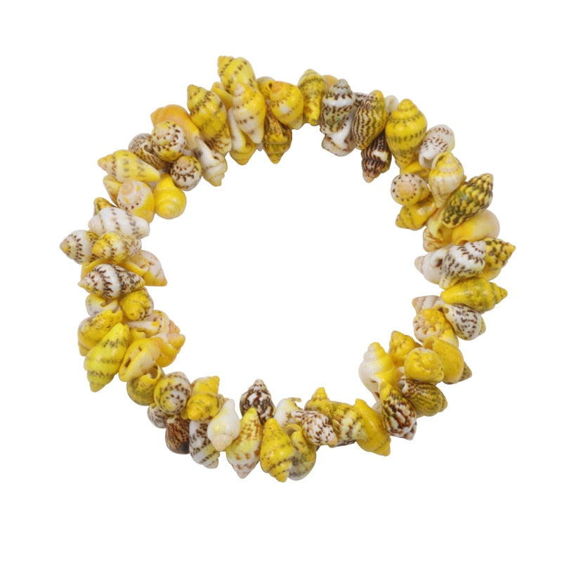 Hot Conch Shell Elastic Bracelet For Women