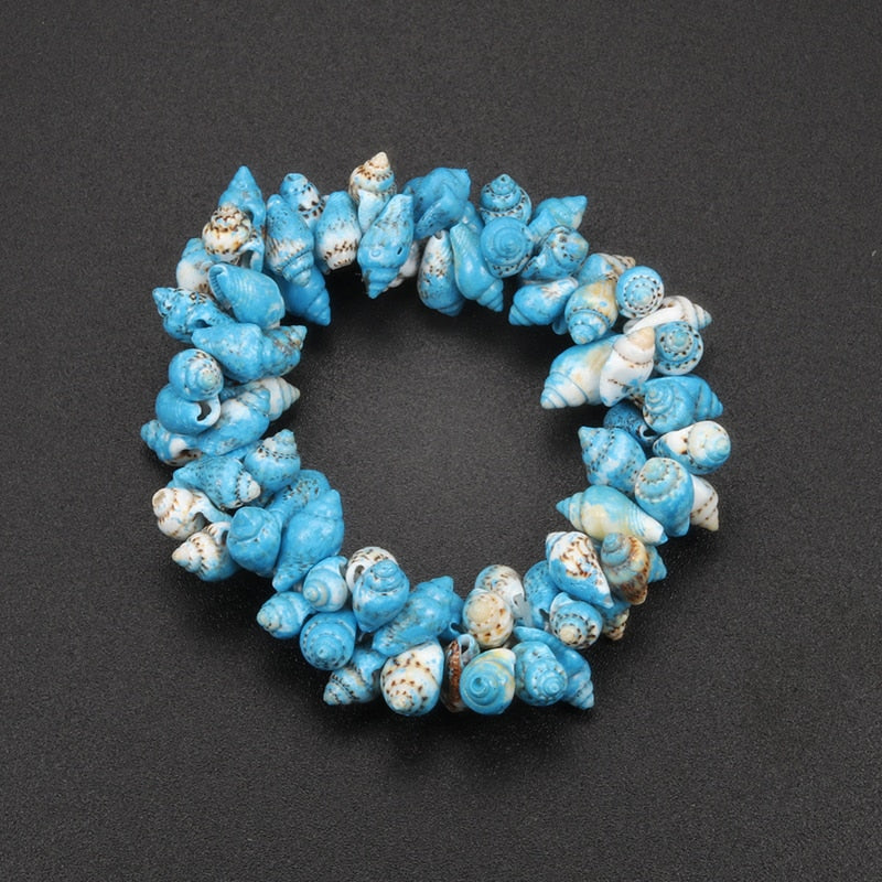 Hot Conch Shell Elastic Bracelet For Women