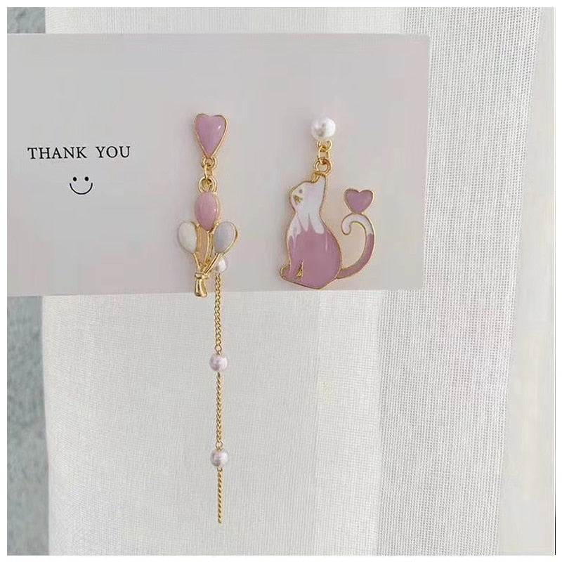 s925 fan pendant earrings