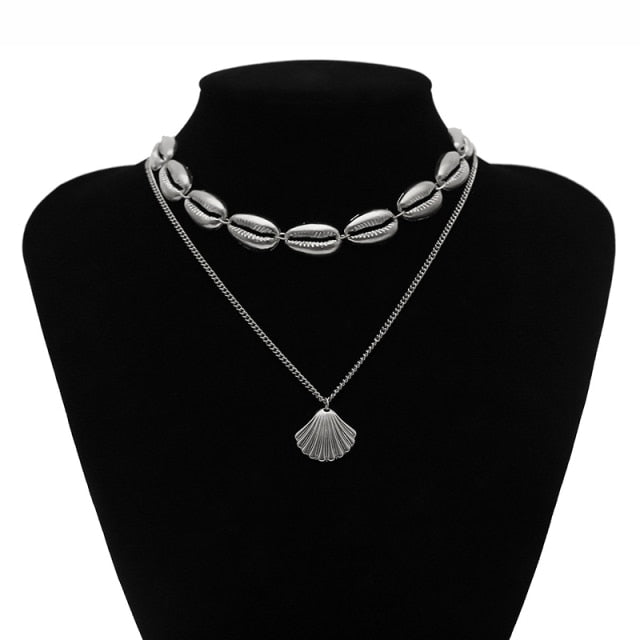 Cute Simple Chain Link Lock Necklace Pendant