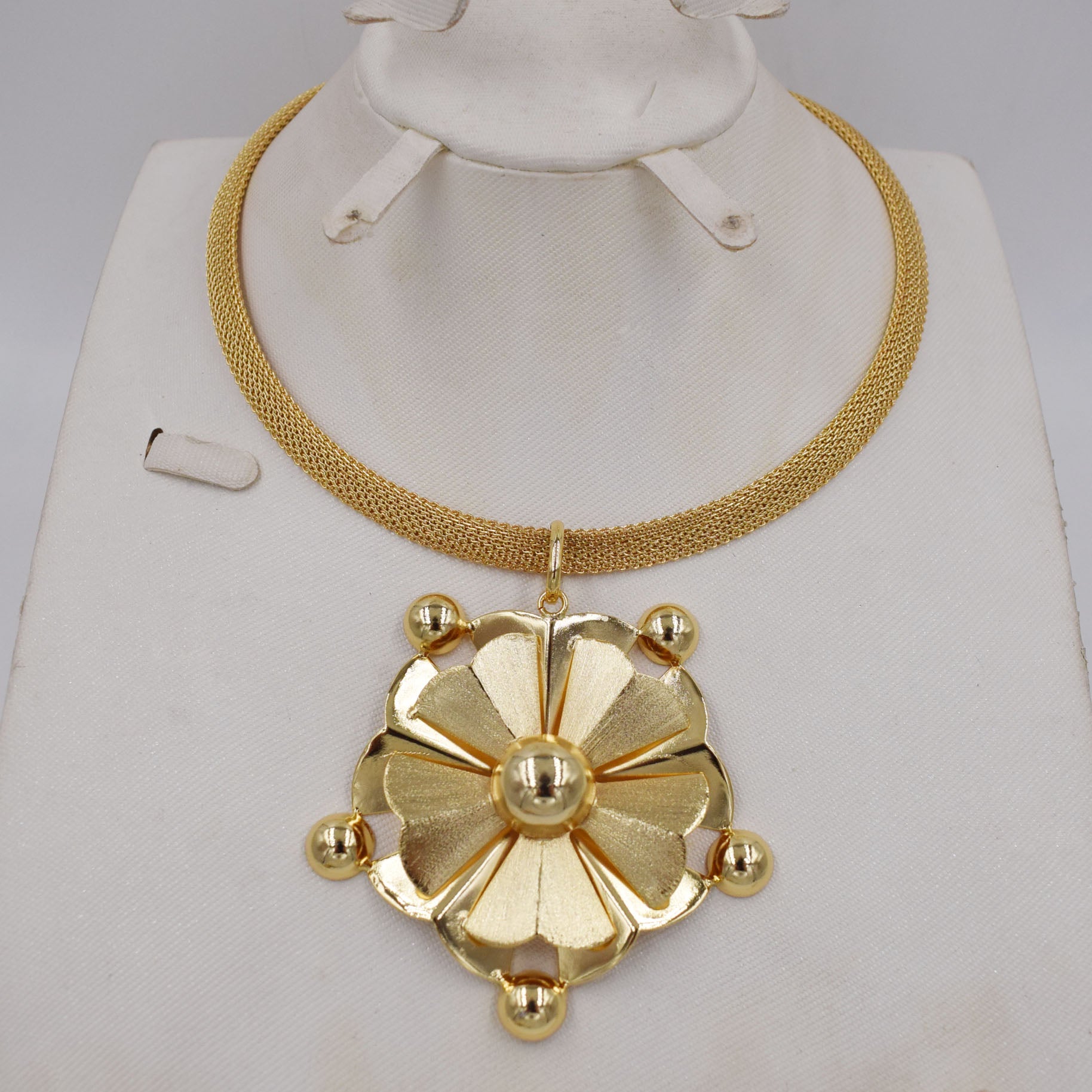 High Quality Dubai 3color Gold color Jewelry Set