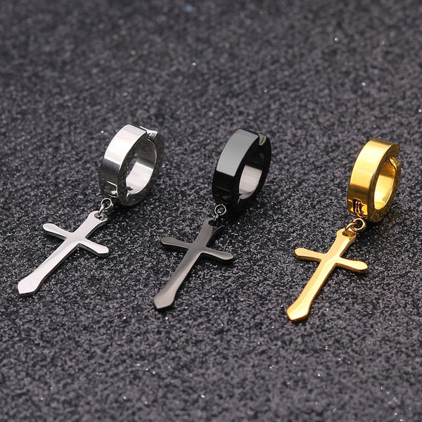 Stainless Steel Clip On Non Piercing Earrings
