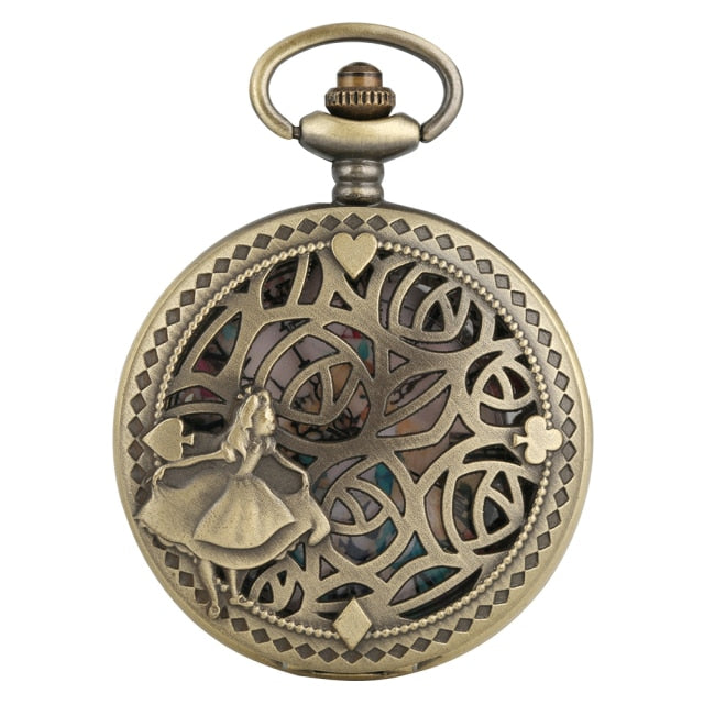 Fairy Dancing Lovely Princess Quartz Pocket Watch