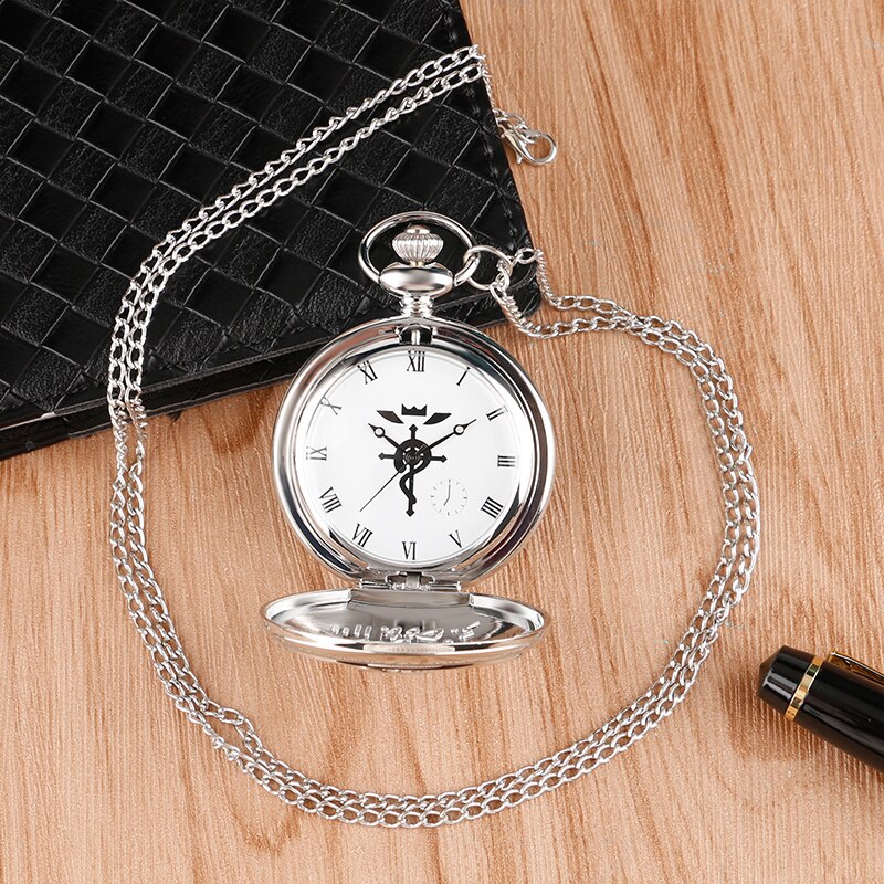 Antique Pocket Style Cartoon Fullmetal Alchemist Quartz Watch