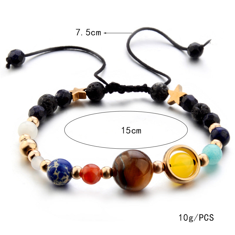 Universe Eight Planets Beads Bangles & Bracelets