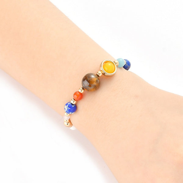 Universe Eight Planets Beads Bangles & Bracelets
